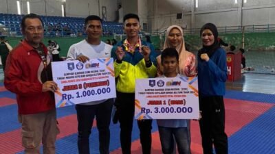 Raih Juara I Cabang Karate, M Farel Ega Al Husni Wakili Provinsi Babel Ketingkat Nasional O2SN SMA