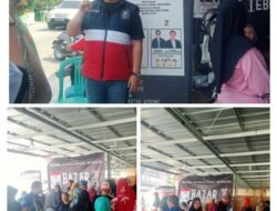 Ratusan Warga Antusias Sambut Bazar Tebus Murah Yang Digelar Pemuda Pangkalpinang Bersuara di Kelurahan Melintang